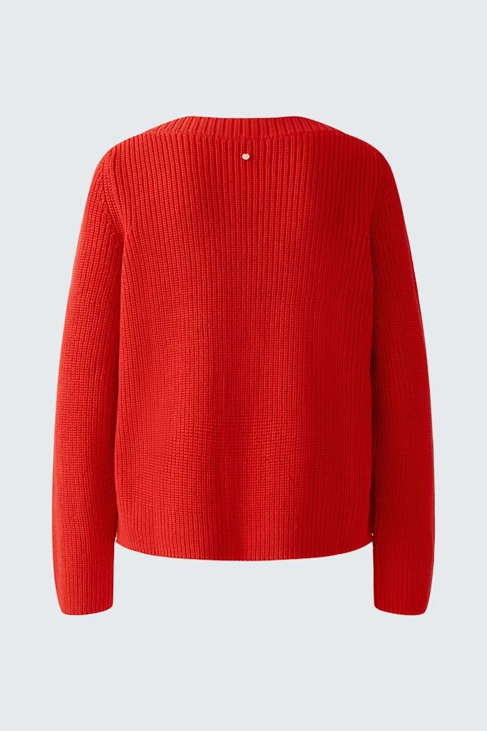 Oui Pullover " Salsa " , Röd