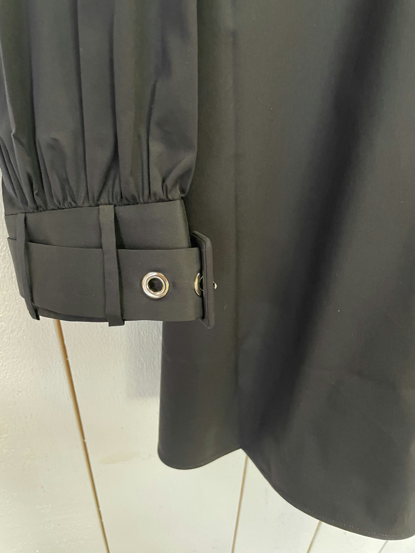 Catnoir Oversizeblus med detalj ärmslut , svart