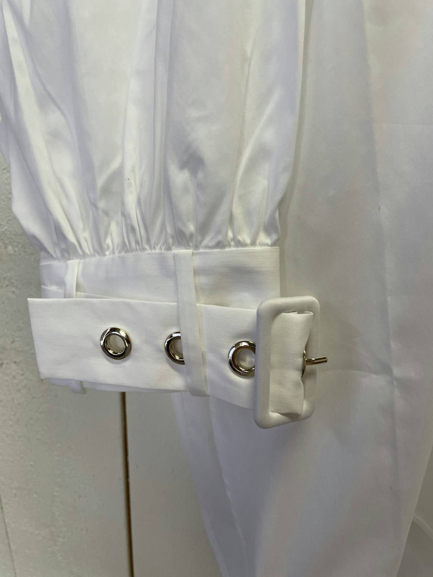 Catnoir Oversizeblus med detalj ärmslut , vit