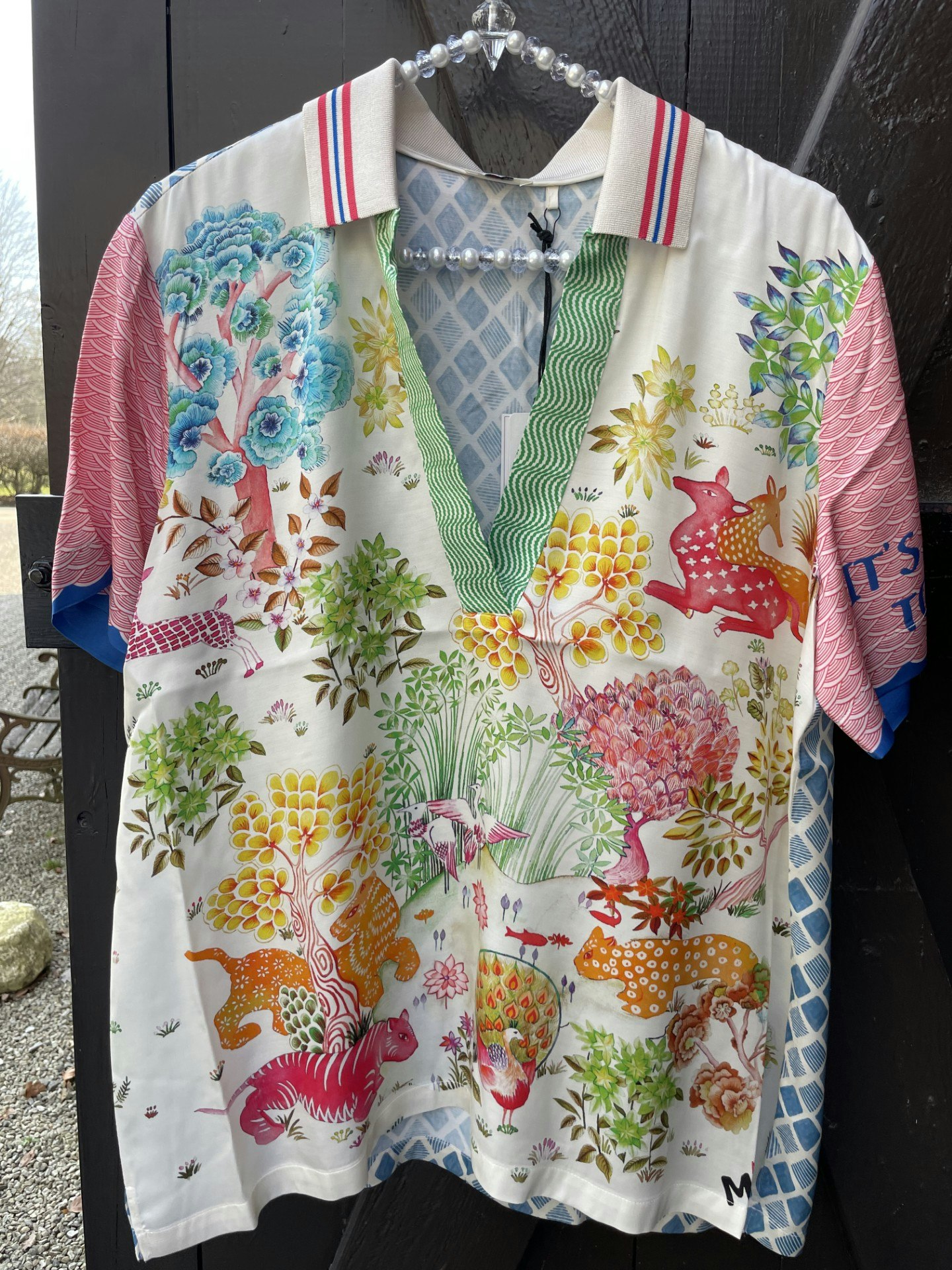 Me369 Blus " Pura Vida " , multicolor