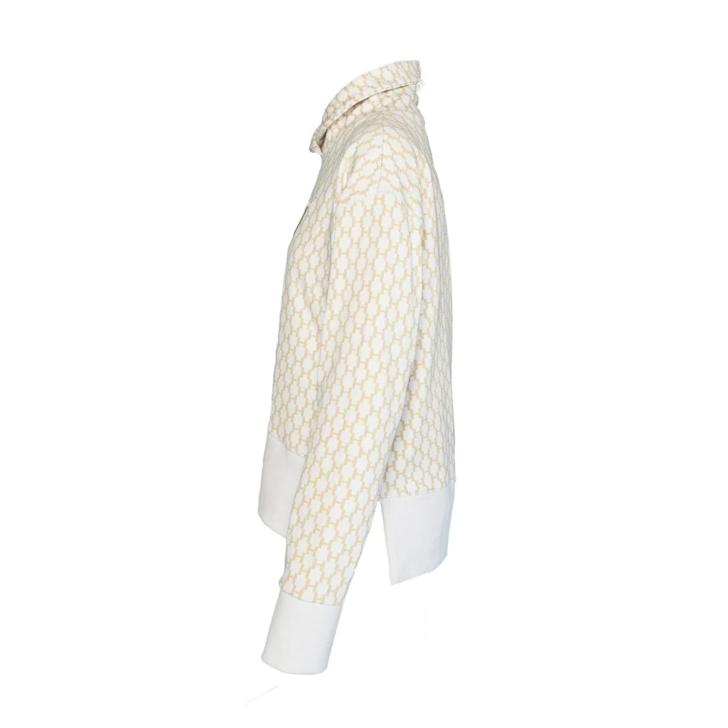 HÉST Sweatshirt " Amara " , White/Alyssum