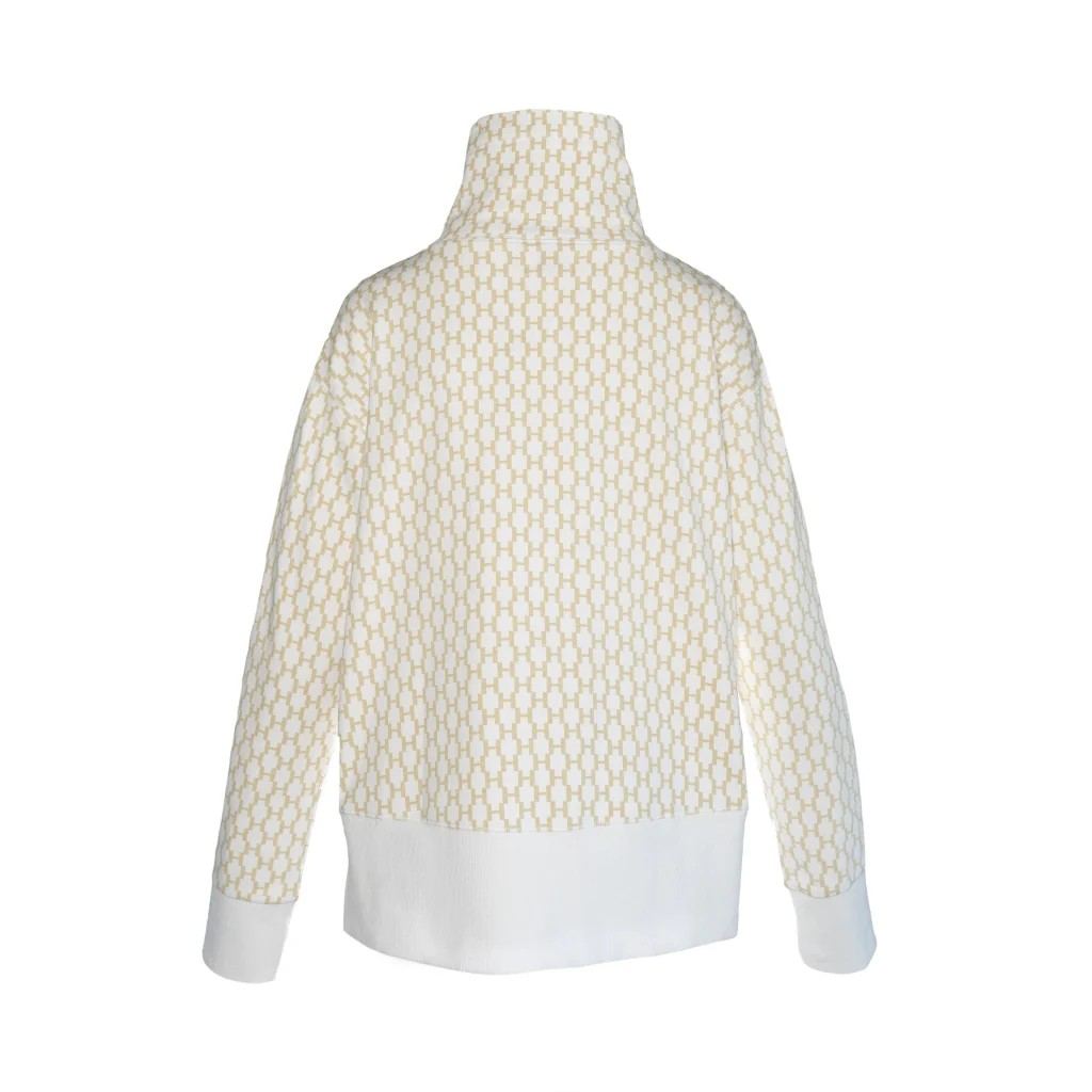 HÉST Sweatshirt " Amara " , White/Alyssum