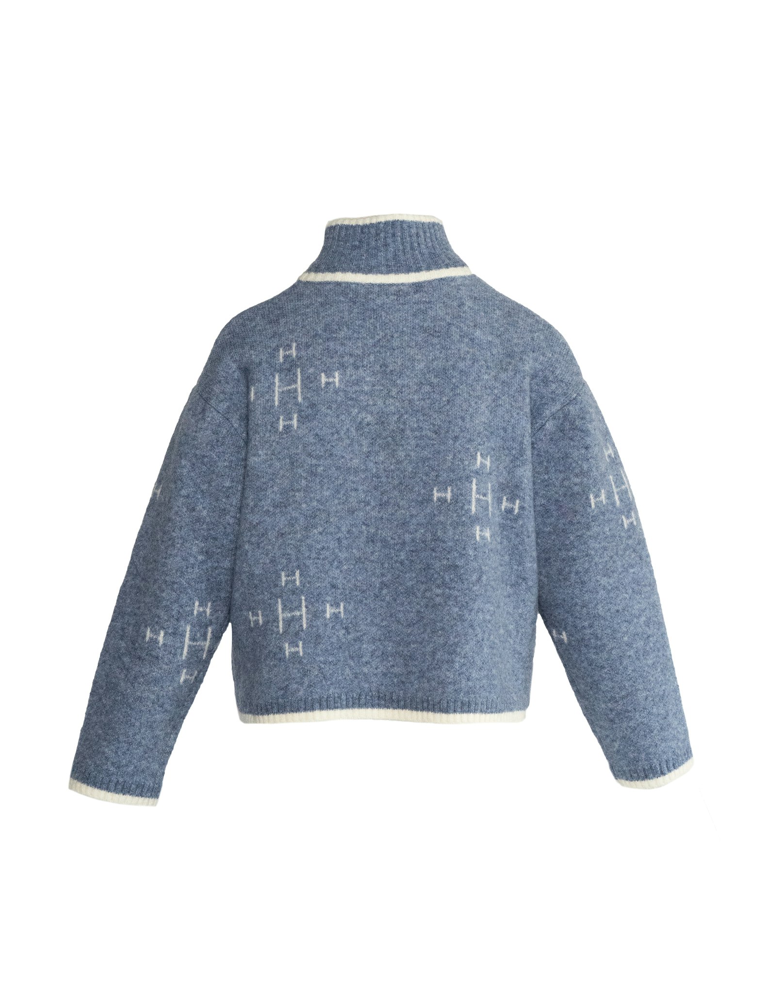 HÉST " IBEN Zip Jacket" , Faded Denim