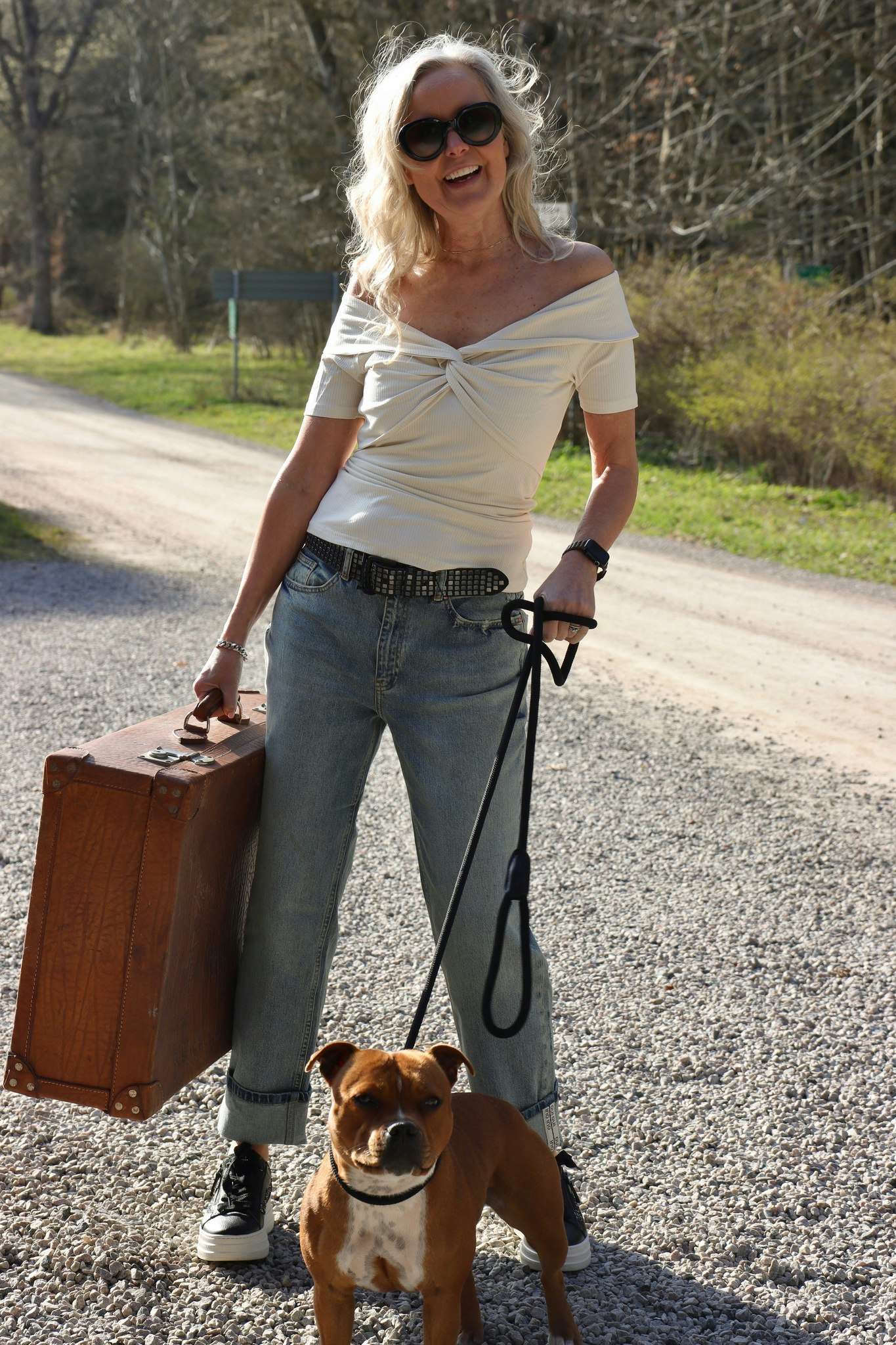ICHI Top "DEBBY" , Birch
