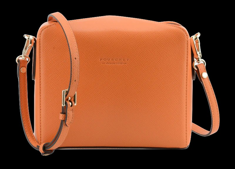 POURCHET Canvas Shoulder bag , orange