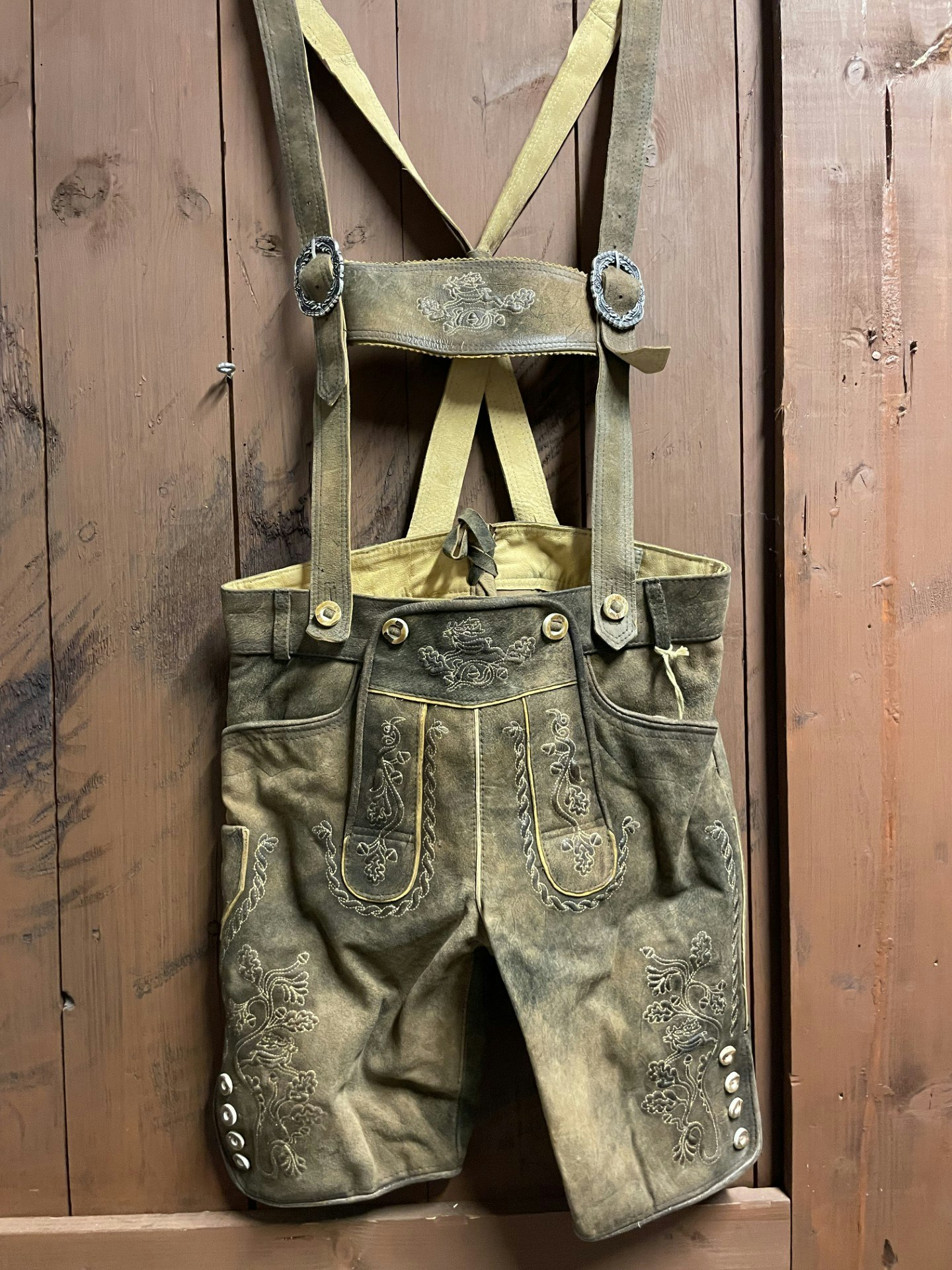 Lederhosen med hängsle "Paketpris"