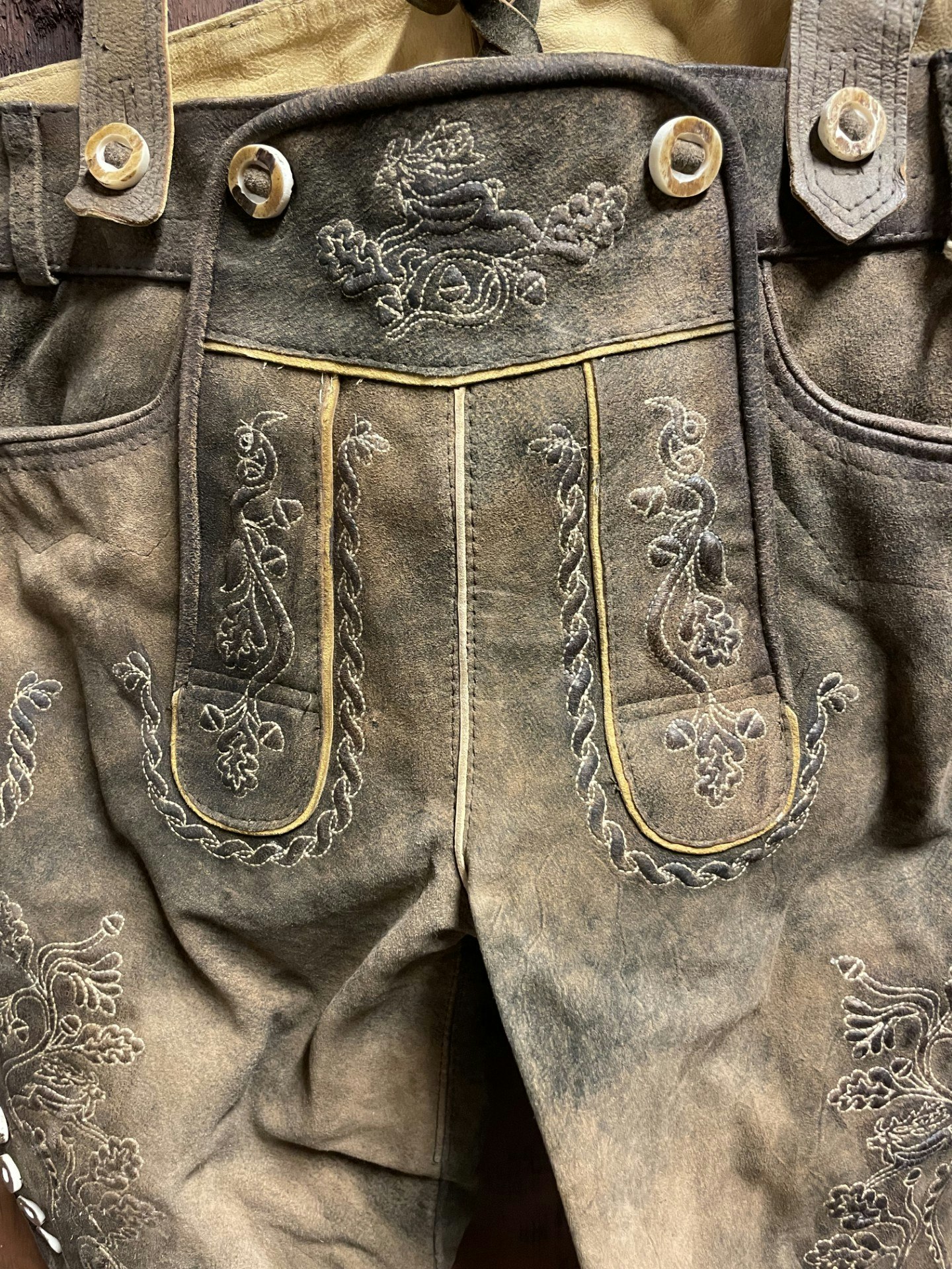 Lederhosen med hängsle "Paketpris"