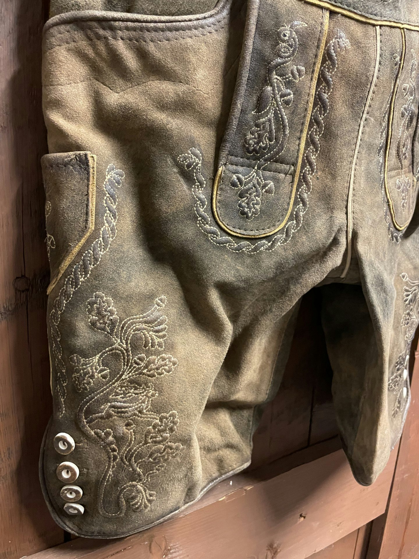 Lederhosen med hängsle "Paketpris"