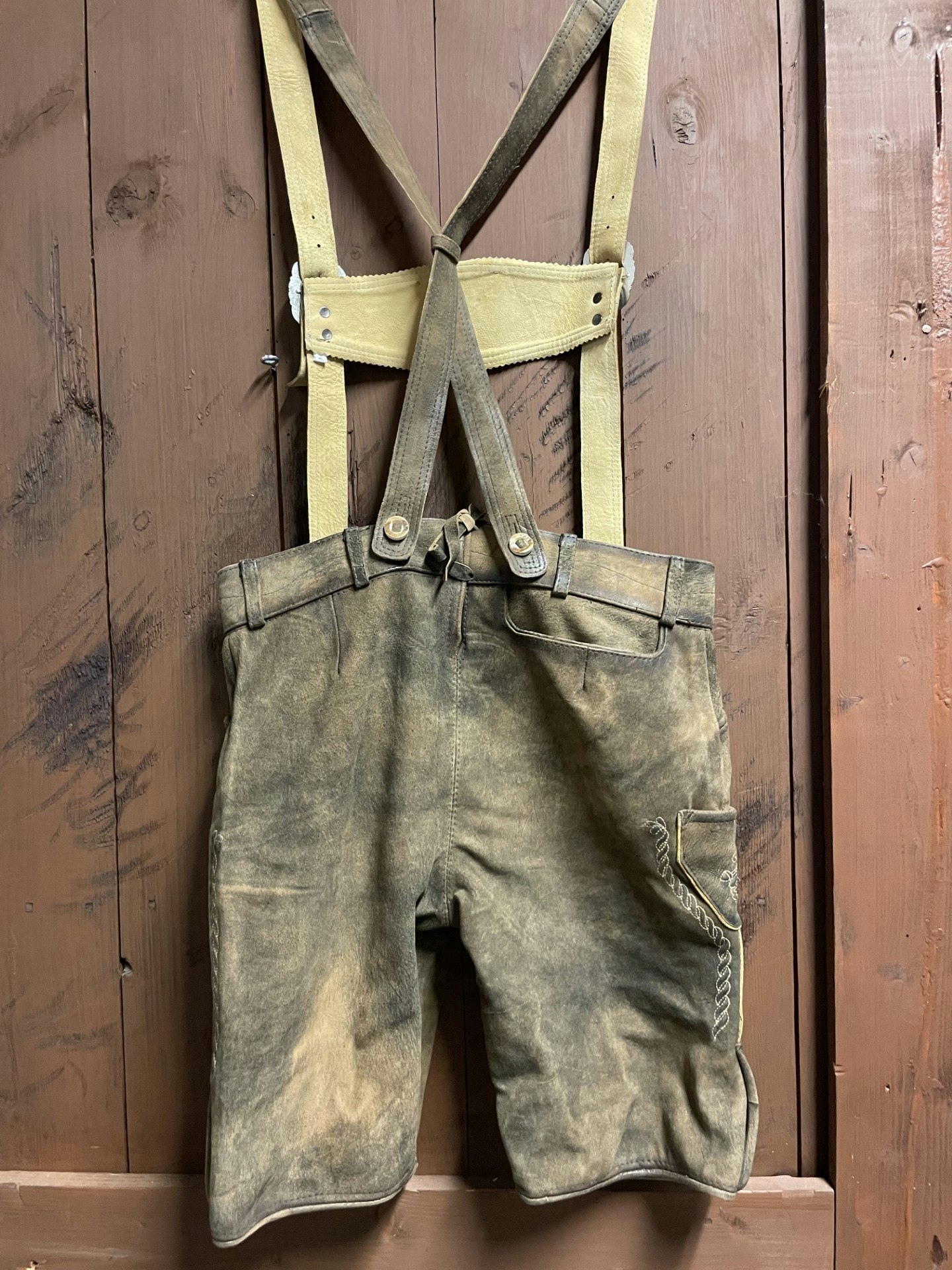 Lederhosen med hängsle "Paketpris"