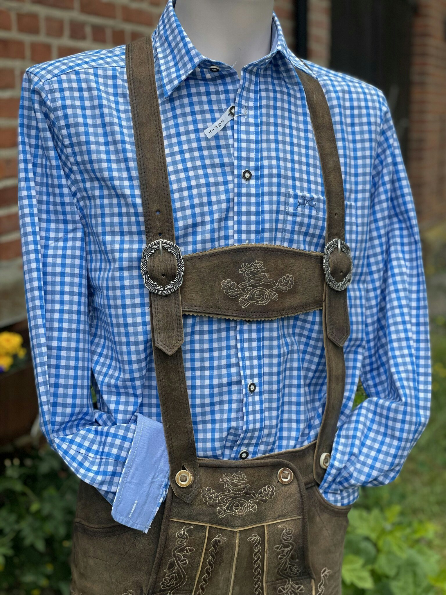 oktoberfest skjorta " slim fit " som ingår i Paketpris