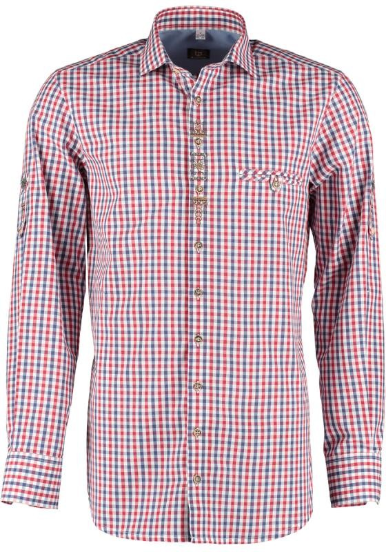 Herrskjorta " Blå/rödrutig" , Slim fit
