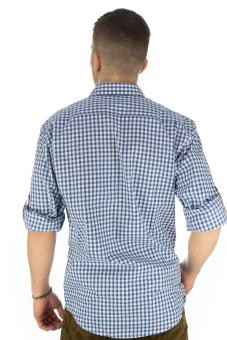 Herrskjorta " Blårutig " , Regular fit / OT