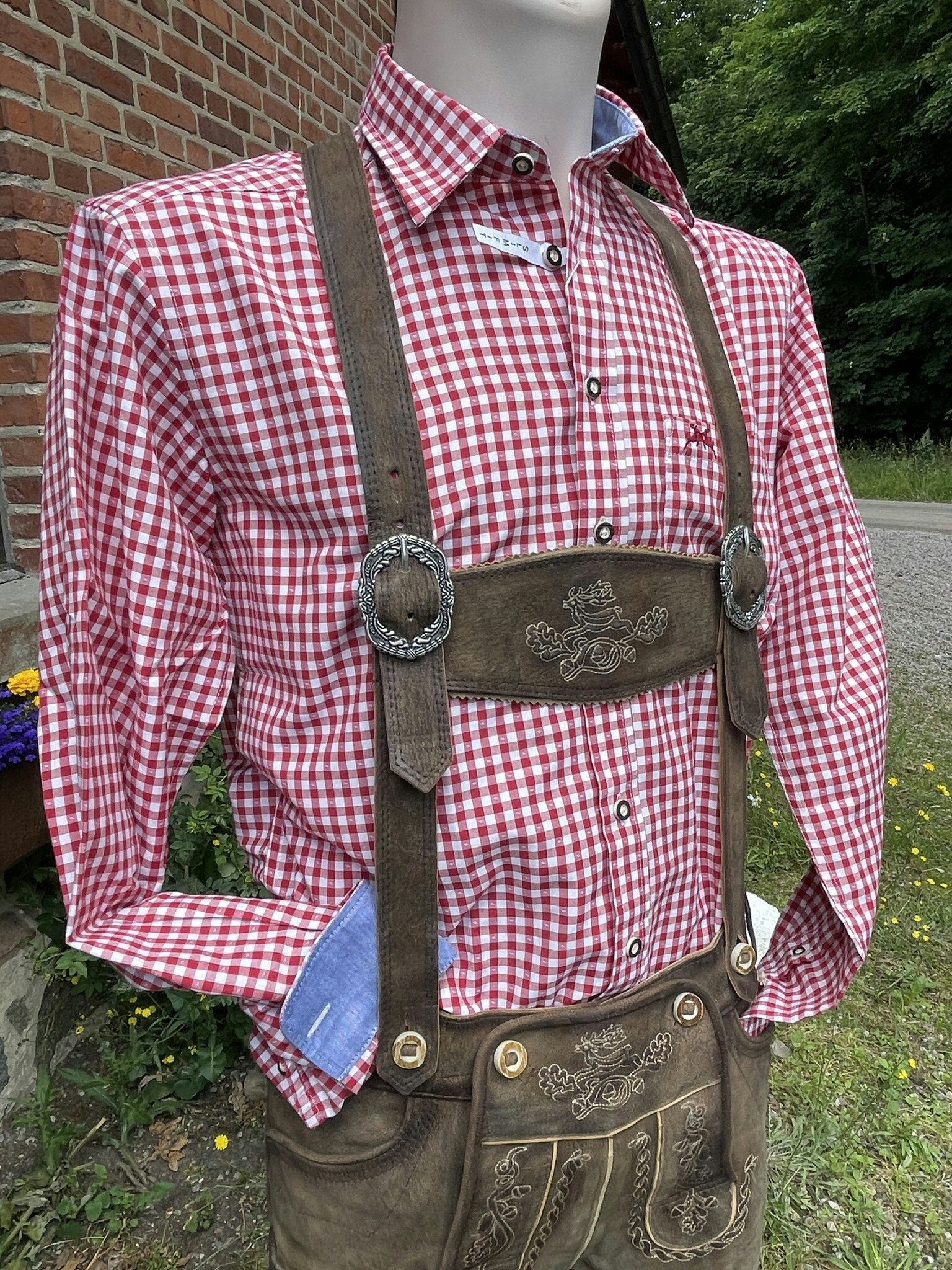 oktoberfest skjorta " slim fit " , PAKETPRIS
