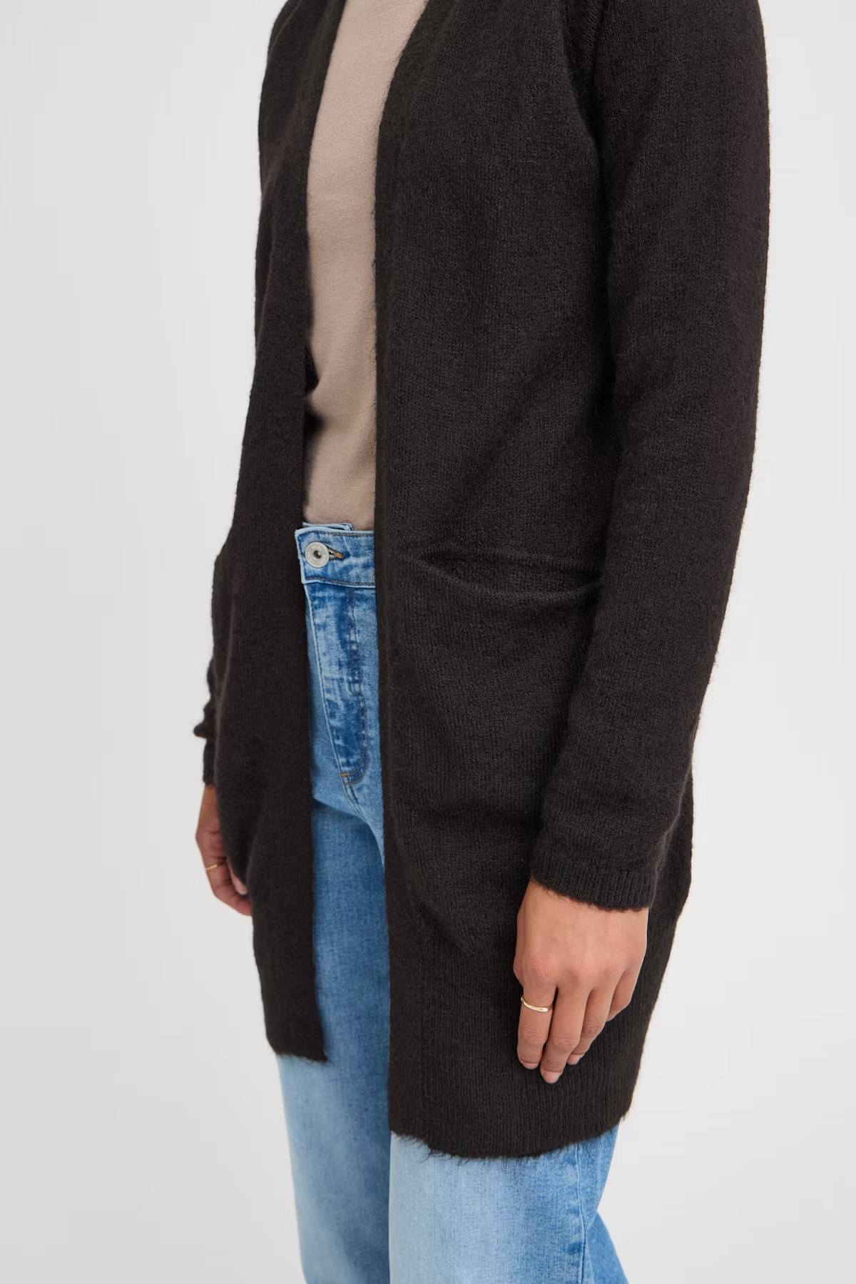 ICHI Cardigan " Kamara " , svart