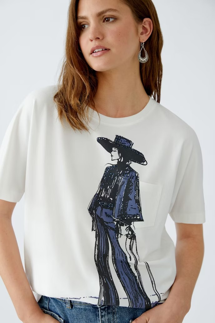 Oui T-shirt " Cloud Dancer " ,