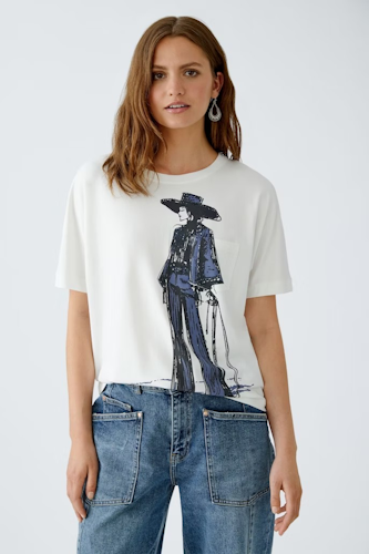 Oui T-shirt " Cloud Dancer " ,