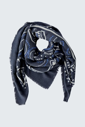 Oui Sjal , dark blue