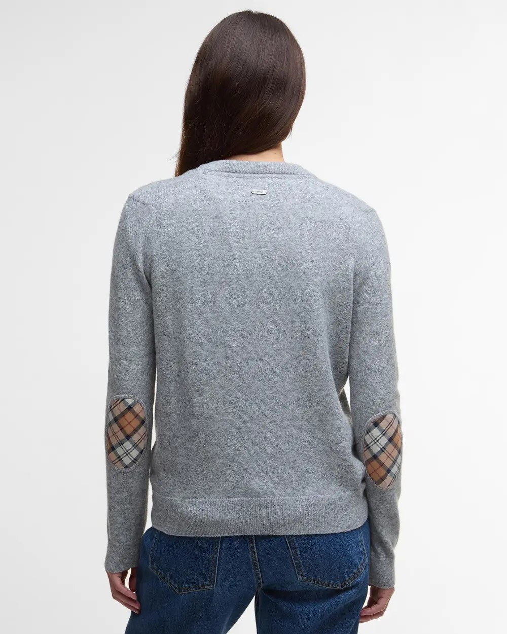 Barbour Pendle Cardigan " patches " , Grå
