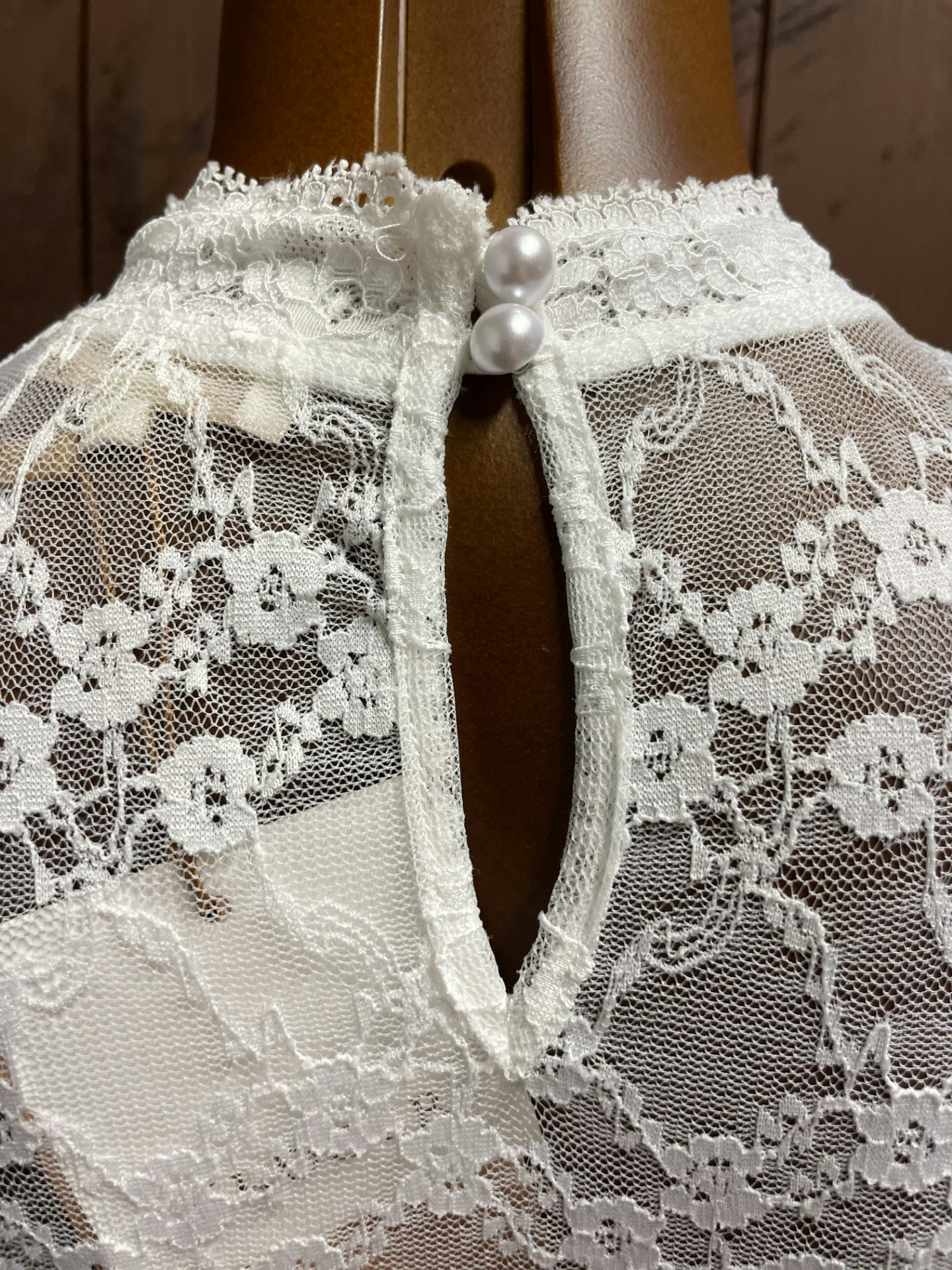 Krüger " Simona " Dirndl blus , ecru