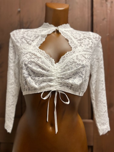 Krüger " Amore Italiano " Dirndl blus , ecru