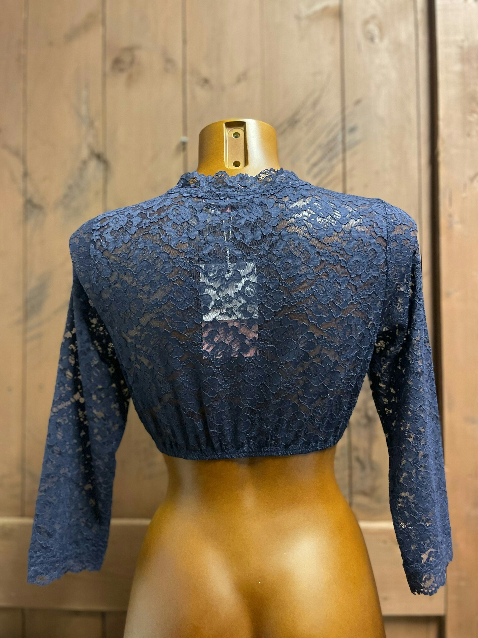 Krüger " Amore Italiano " Dirndl blus , marine
