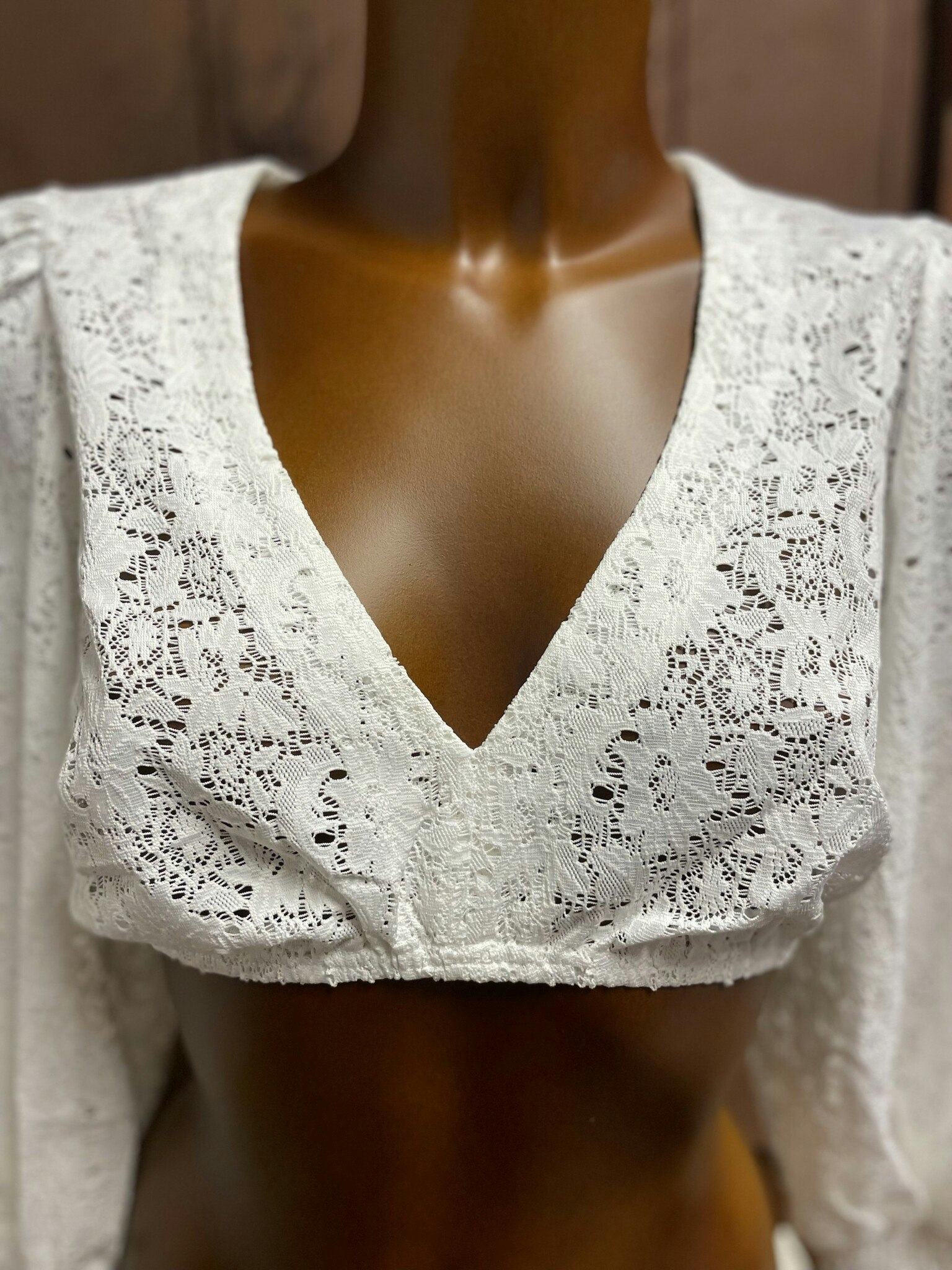 Krüger "Eda" Dirndl blus , ecru