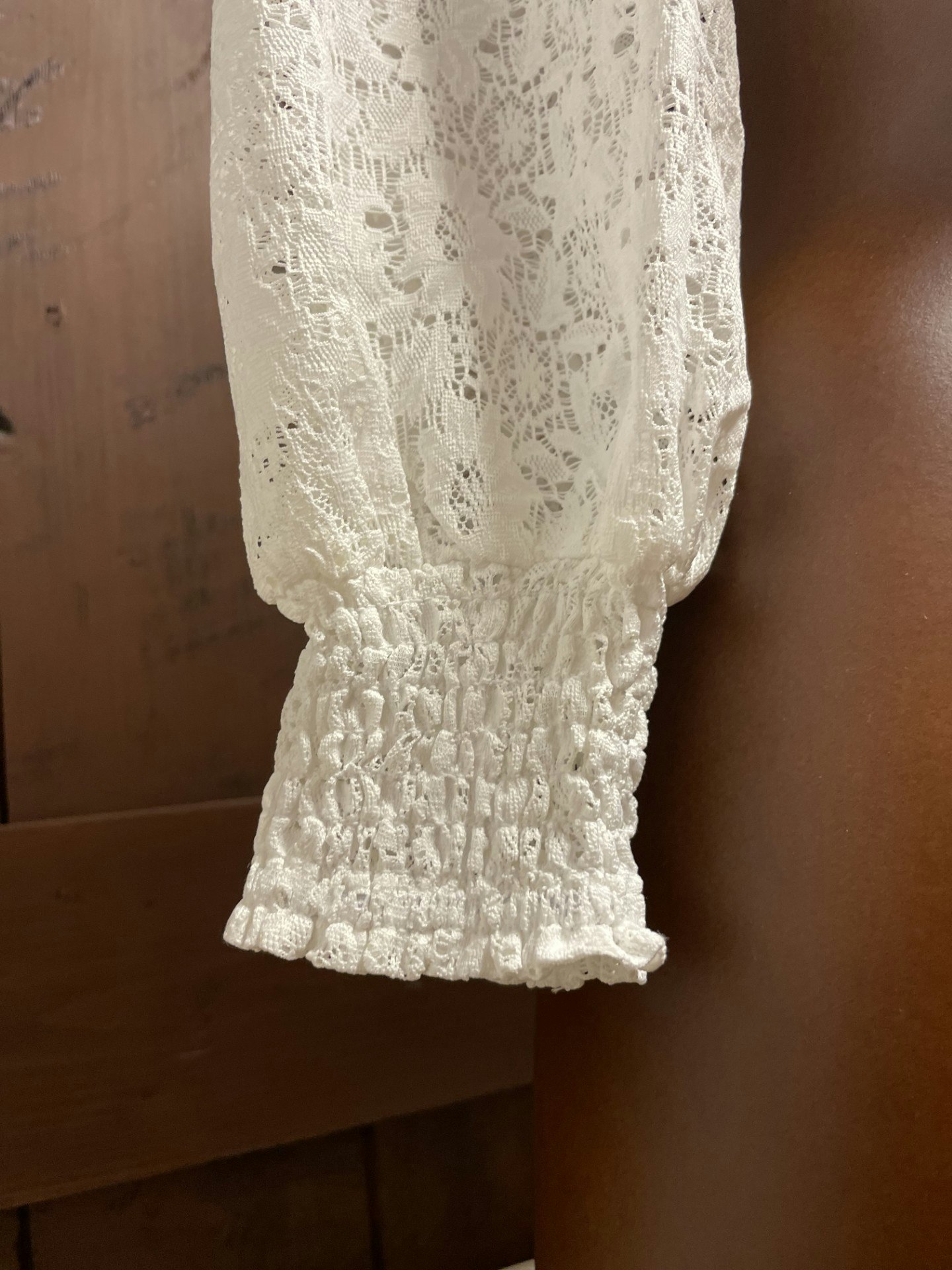 Krüger "Eda" Dirndl blus , ecru