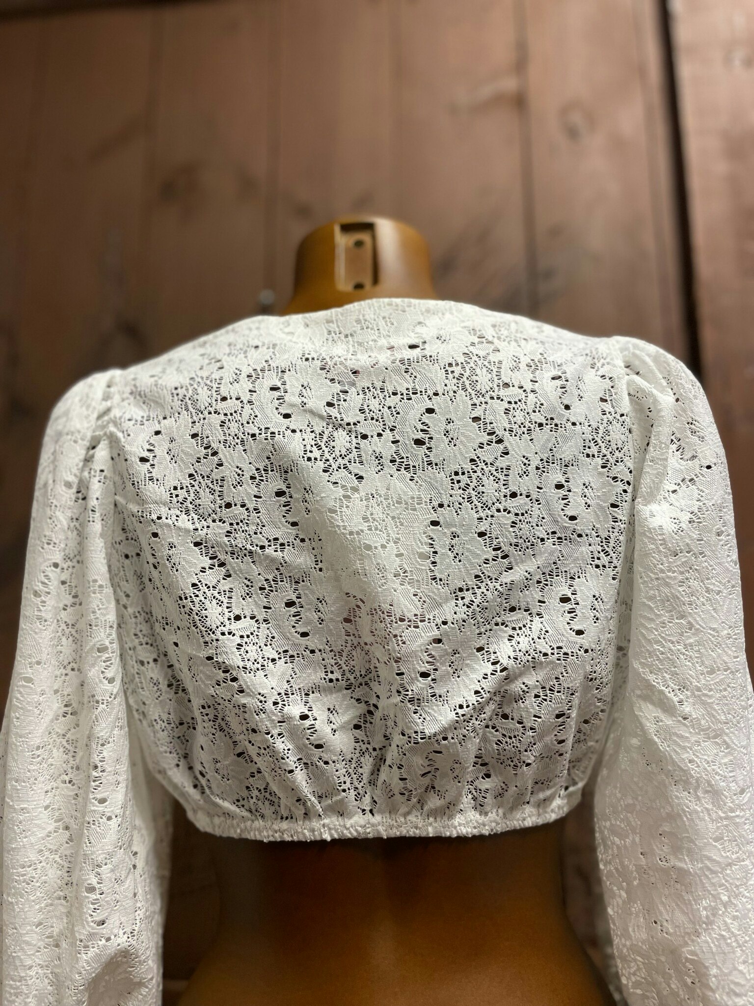 Krüger "Eda" Dirndl blus , ecru