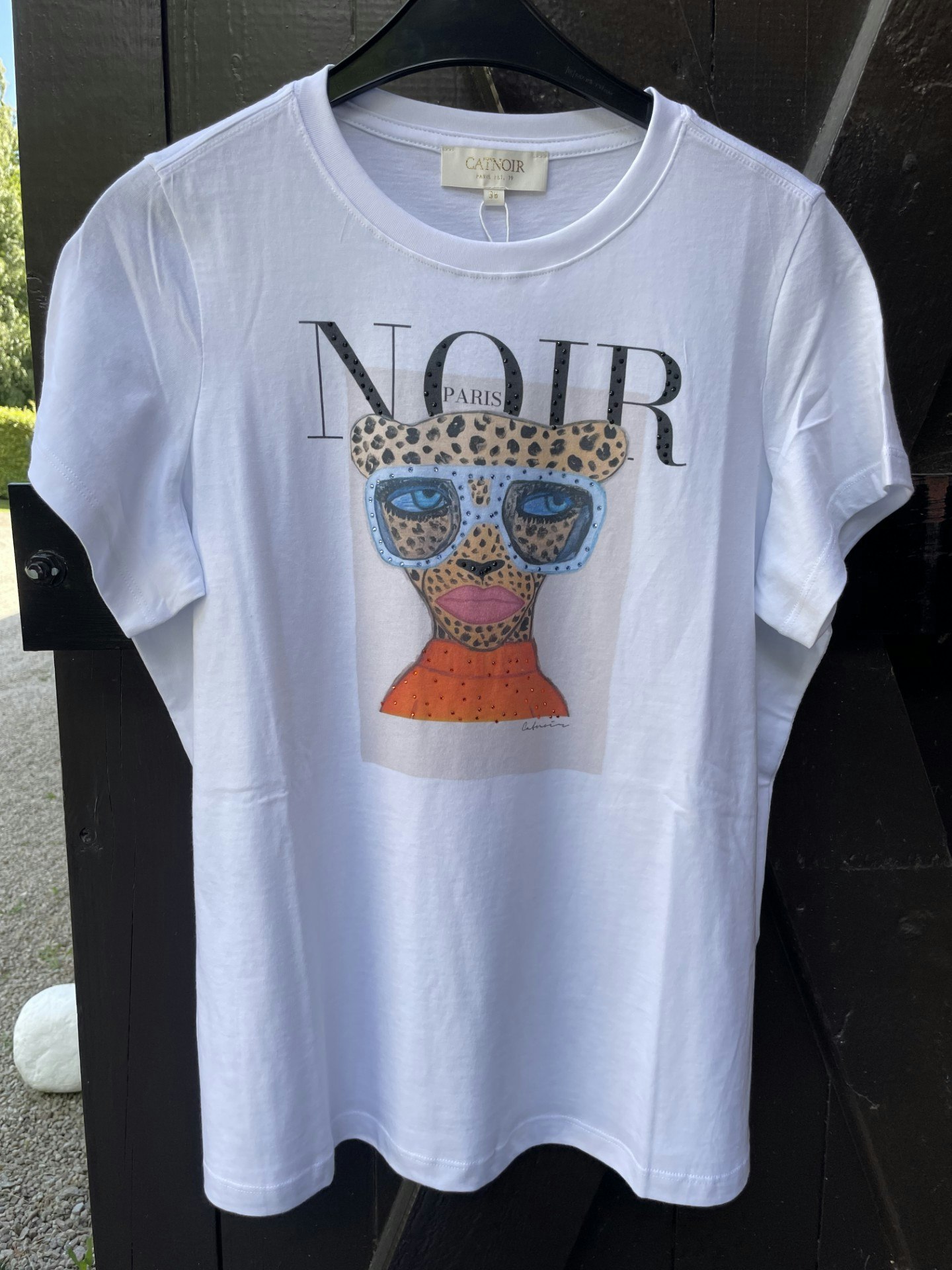 CATNOIR T-shirt " Noir " , bling