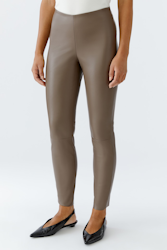 Oui leggings " Chasey " , Taupe
