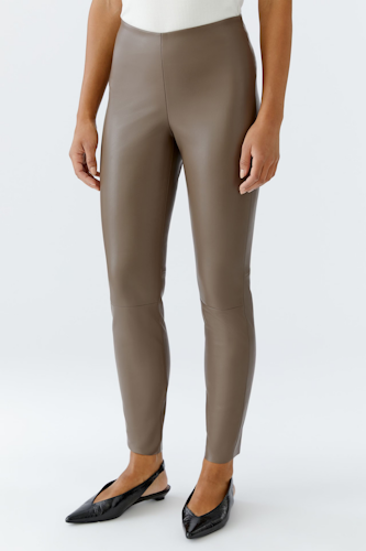Oui leggings " Chasey " , Taupe