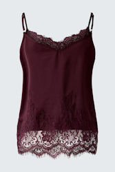 Oui Spetslinne " Bramble berry " , bordeaux