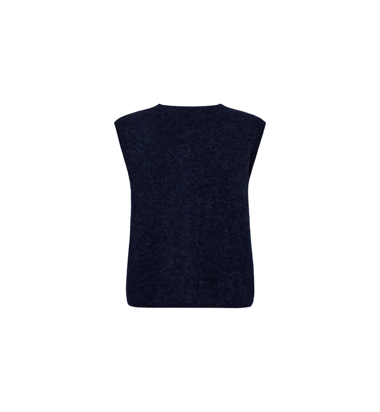 Mos Mosh " Almine Thora Knit Vest" , Maritime Blue