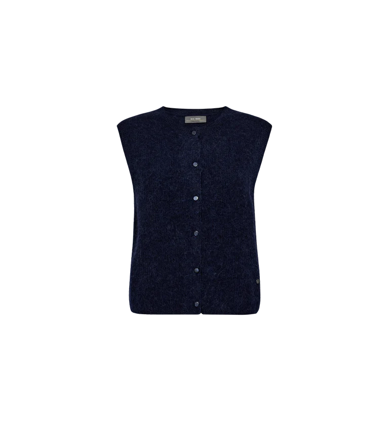 Mos Mosh " Almine Thora Knit Vest" , Maritime Blue