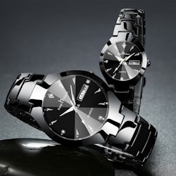 Keep in Touch Herrklocka Miami, Black / Black / Black, Quartz Japan