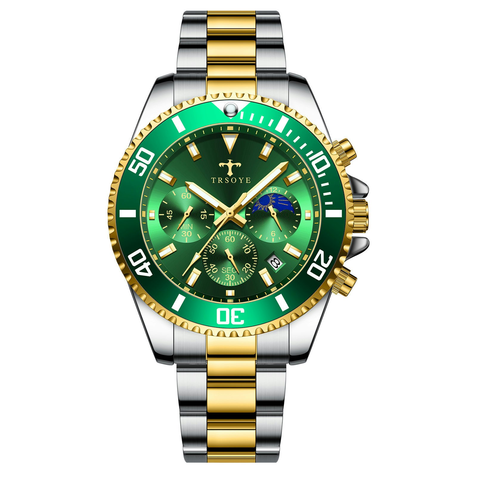 Trsoye Mariner Green-Steel-Gold