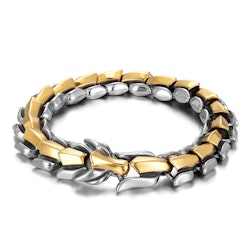 Armband Viking-Wolf Gold/ Steel- Super
