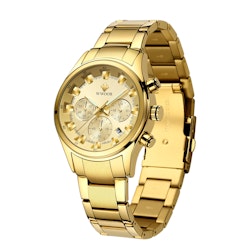 Herrklocka Wwoor Business Style Gold / Gold / Gold, Quartz Japan