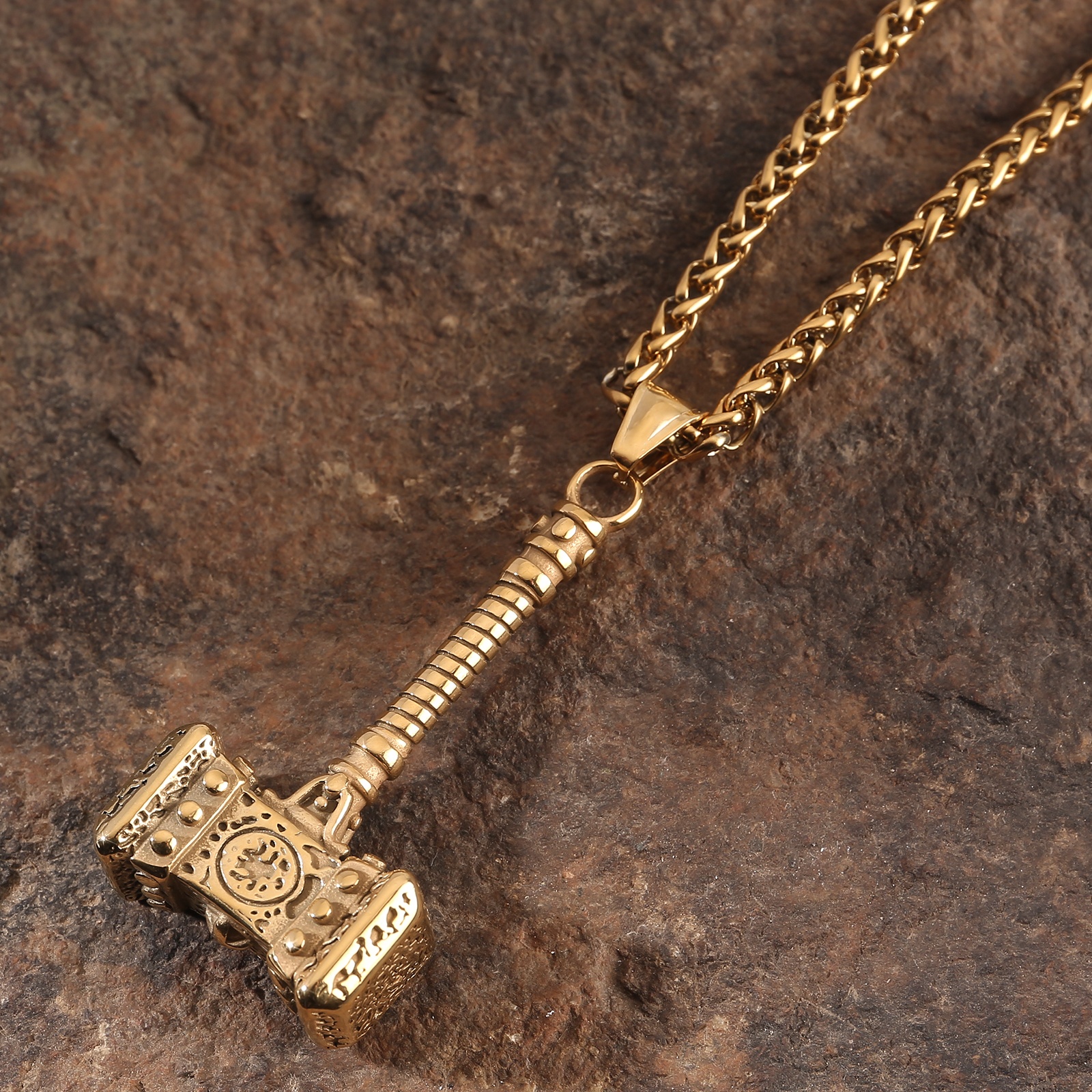 Halsband Hammer Gold 60 cm