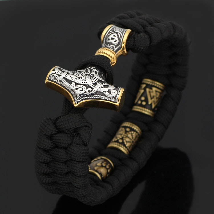 Armband Viking  Vidar Gold / Silver