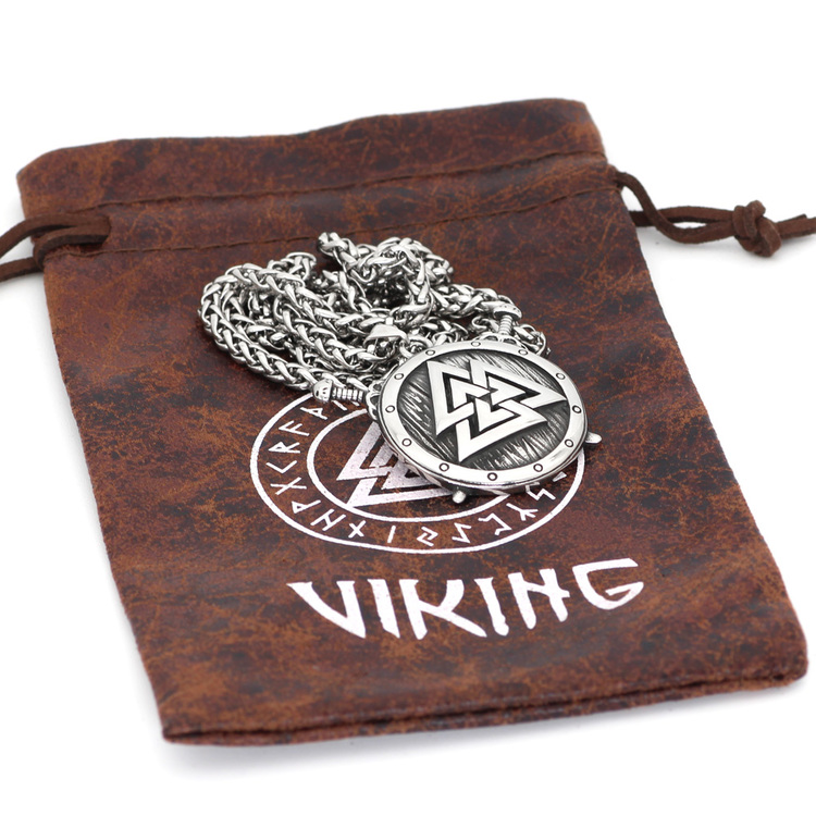 Halsband Viking Shield Valknut