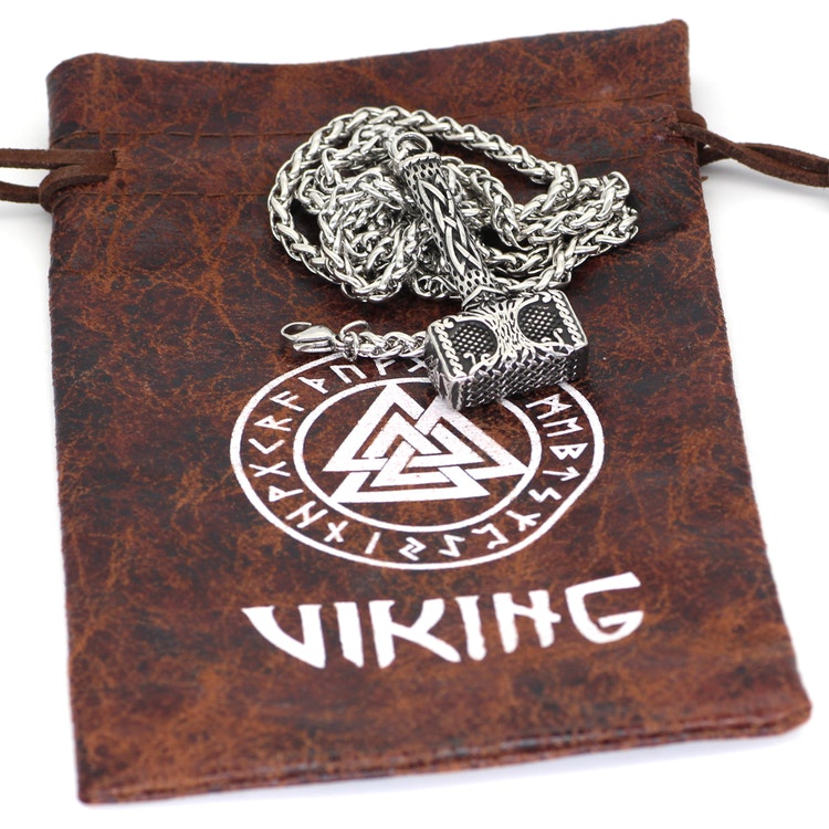 Halsband Viking. Hammer Yggdrasil