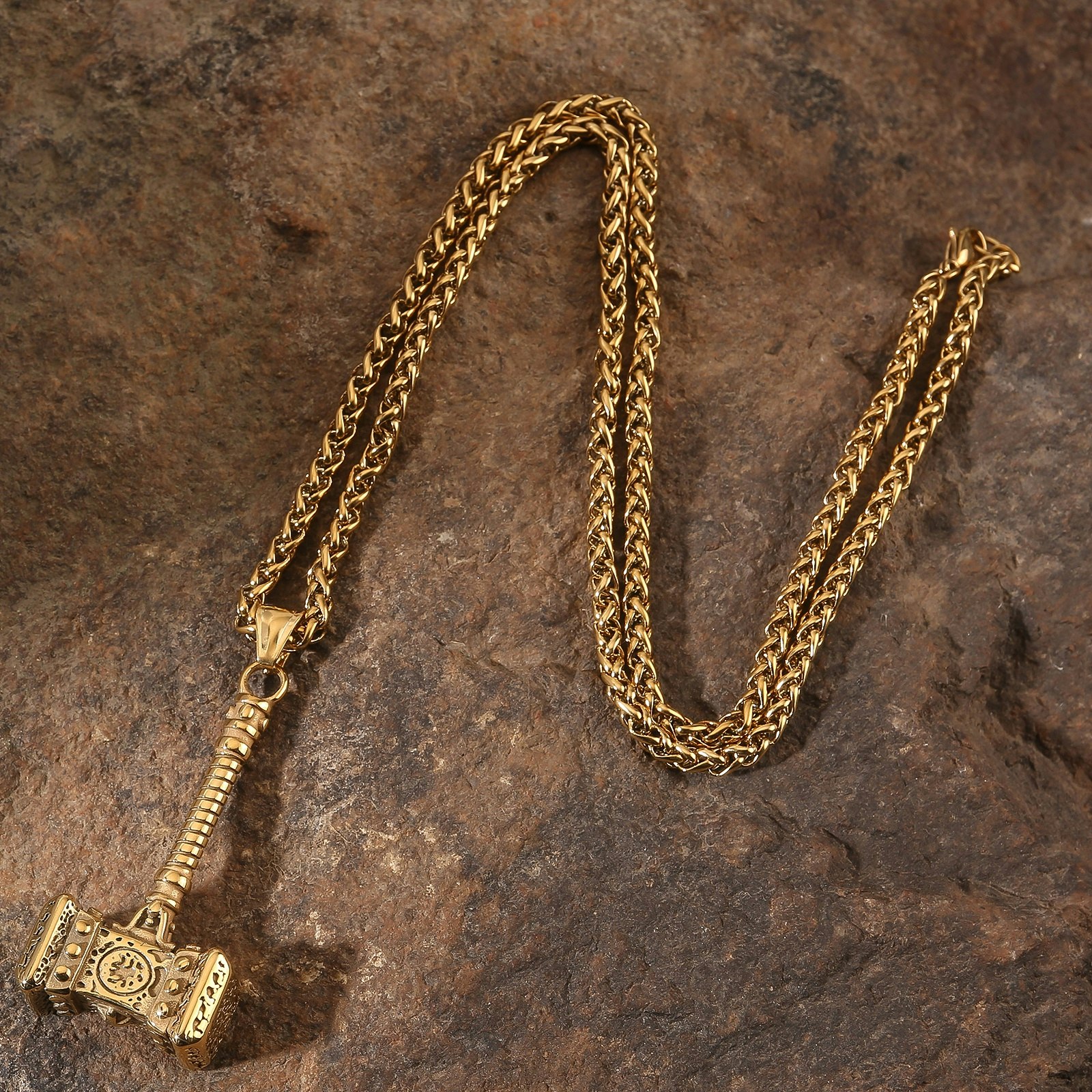 Halsband Hammer Gold 60 cm