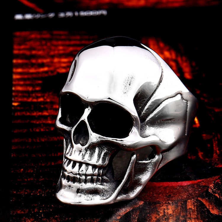 Ring Dödskalle Skull 2 Biker