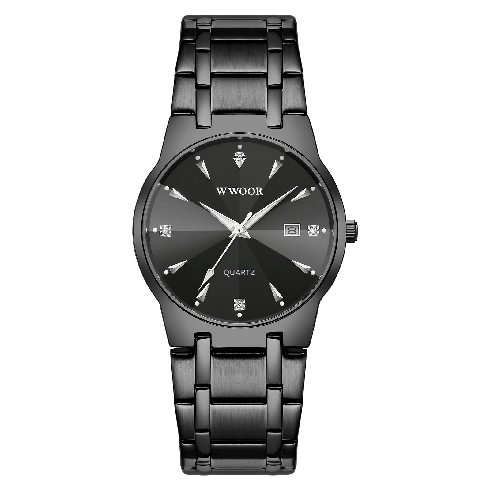 Herrklocka Wwoor Superior, Black / Black / Black, Quartz Japan