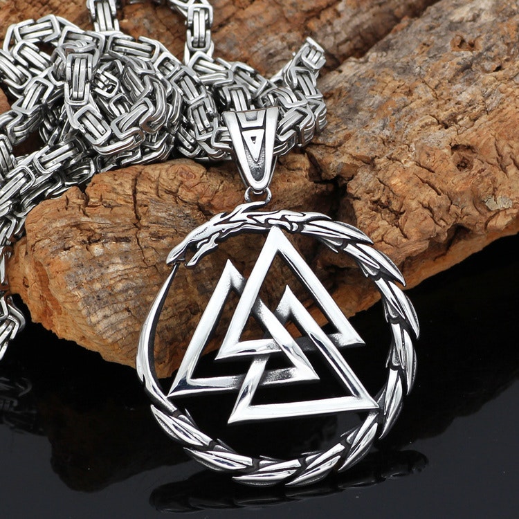 Halsband Trippel Valknut