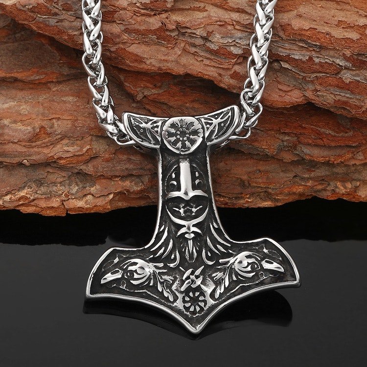 Halsband Viking  Korp Hugin-Munin