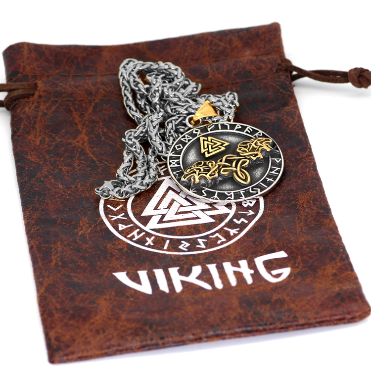 Halsband Viking. Amulett All in
