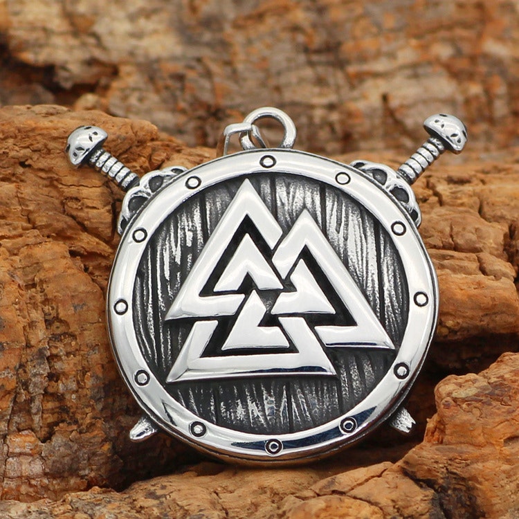 Halsband Viking Shield Valknut