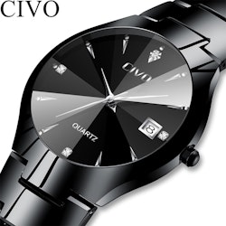 Klocka Civo Delicious Black / Black. Quartz Japan